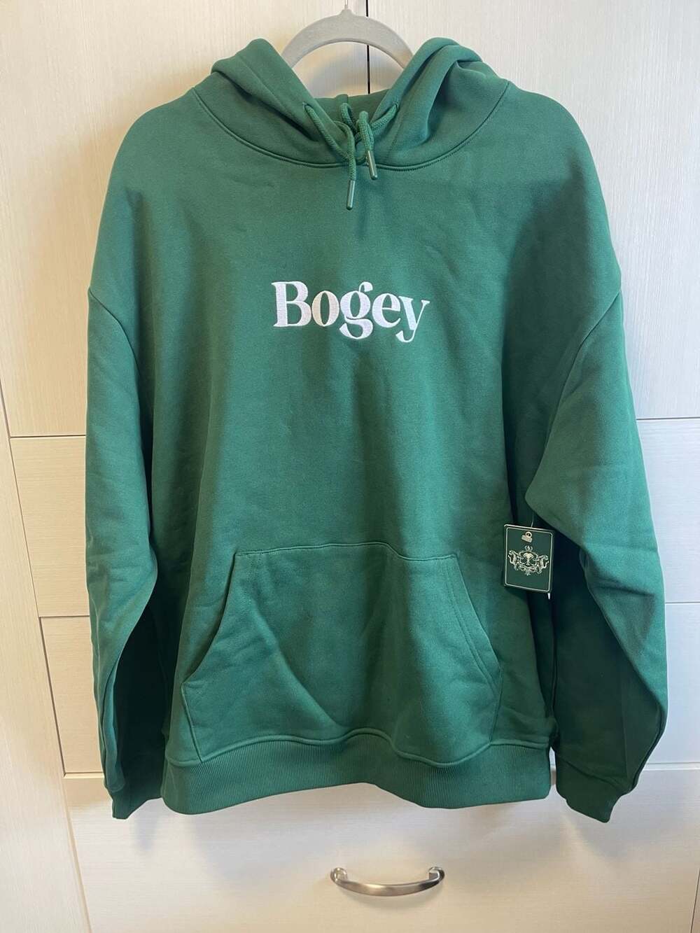 Bogey Boys Green Bogey Script Logo Hoodie